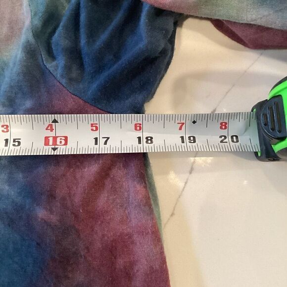 Soft Surroundings Tie Dye Tunic Top Sz M Long Sleeve Buttery Soft - Picture 4 of 6